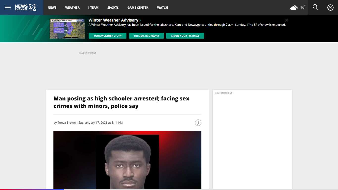 Man posing as high schooler arrested; facing sex crimes with minors, police say